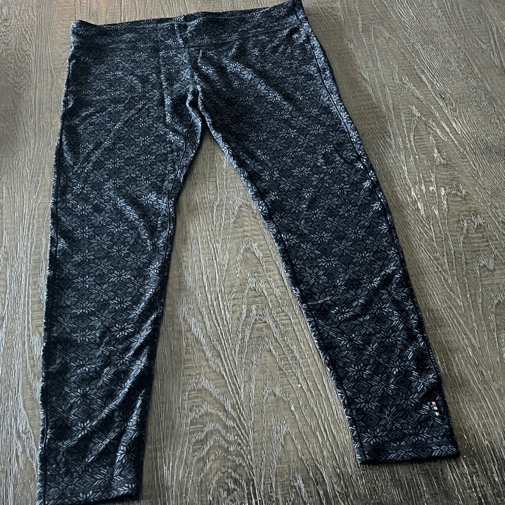 Smartwool Black Patterned Leggings
